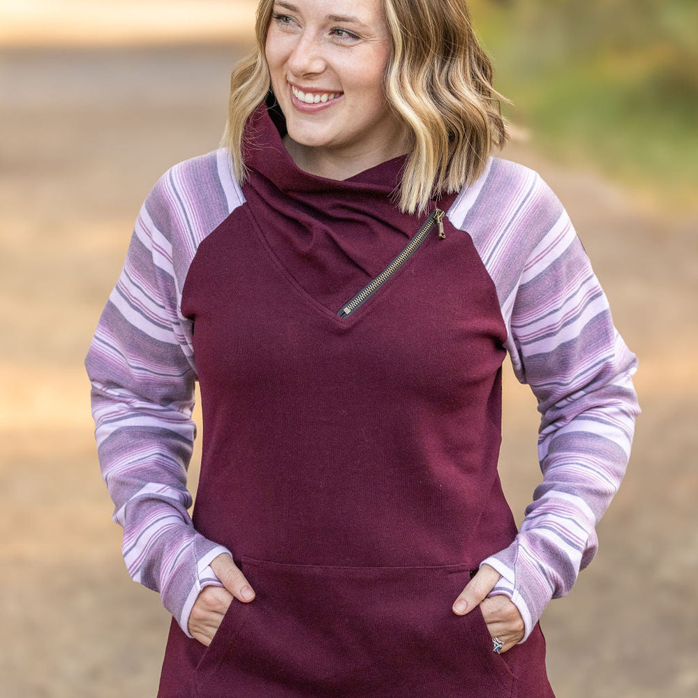 
                      
                        Classic Zoey ZipCowl Sweatshirt - Berry Serape
                      
                    