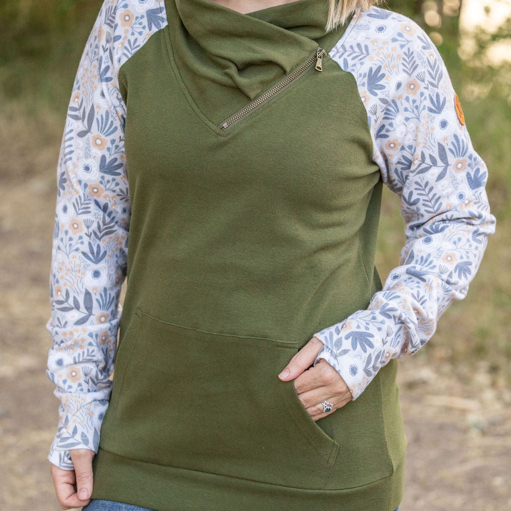 
                      
                        Zoey ZipCowl - Olive and Boho Floral
                      
                    