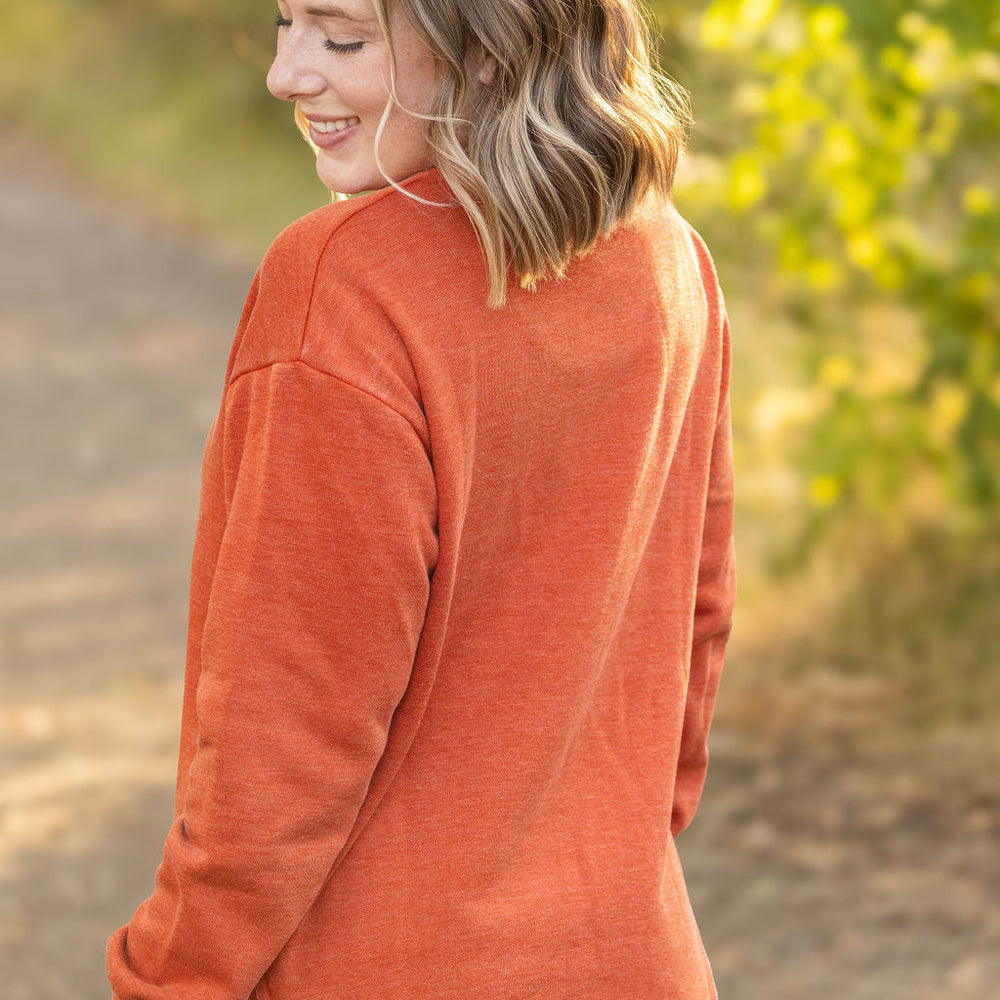 
                      
                        Vintage Wash Pullover - Rust
                      
                    