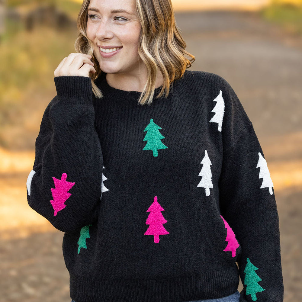 
                      
                        Festive Bright Trees Sweater
                      
                    