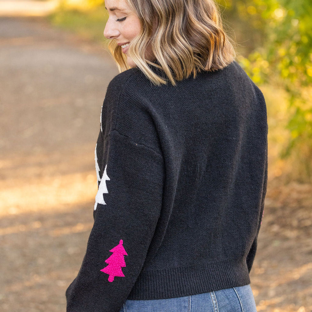 
                      
                        Festive Bright Trees Sweater
                      
                    