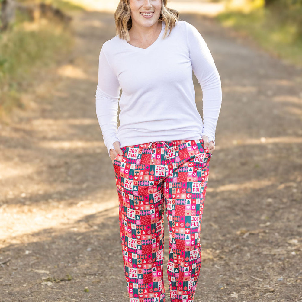 
                      
                        Joyful Holiday Lounge Pants
                      
                    