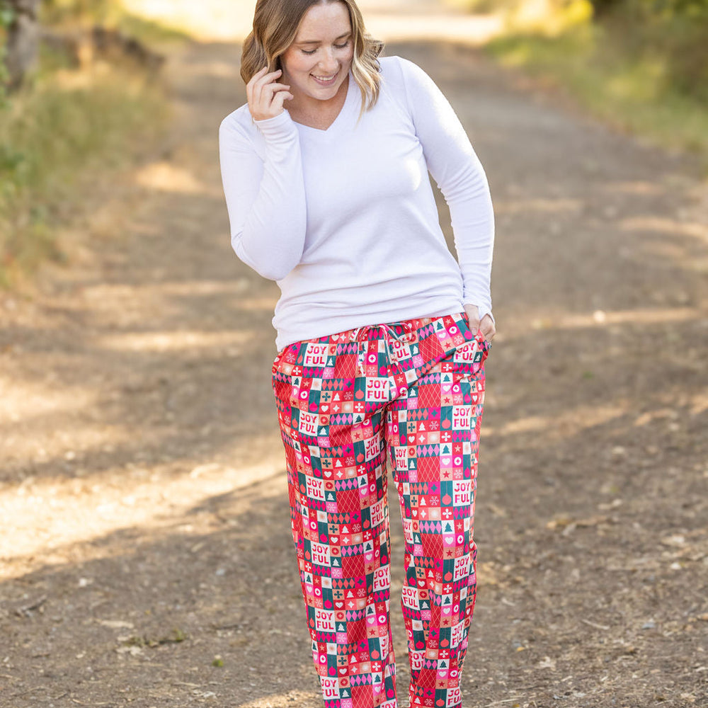 
                      
                        Joyful Holiday Lounge Pants
                      
                    