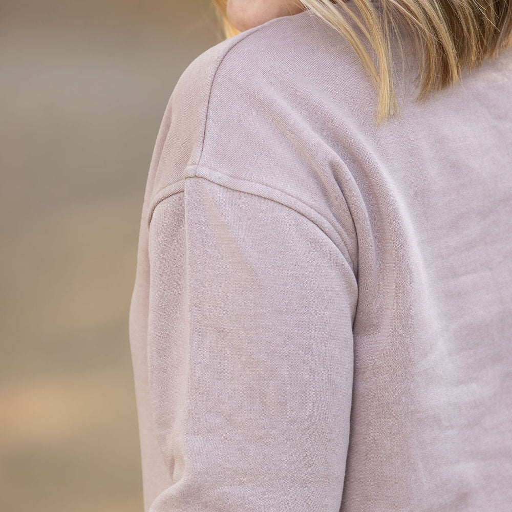 
                      
                        Vintage Wash Pocket Pullover - Blush Pebble
                      
                    