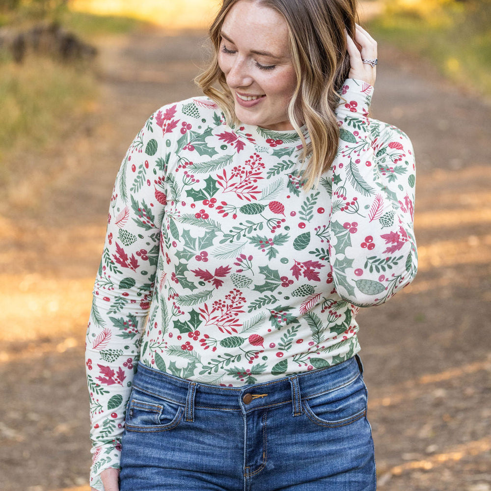 
                      
                        Blair Long Sleeve Top - Holiday Berry
                      
                    