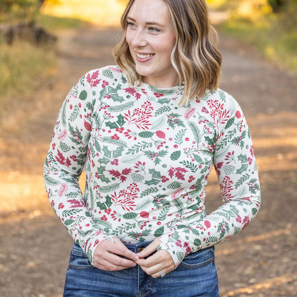 
                      
                        Blair Long Sleeve Top - Holiday Berry
                      
                    