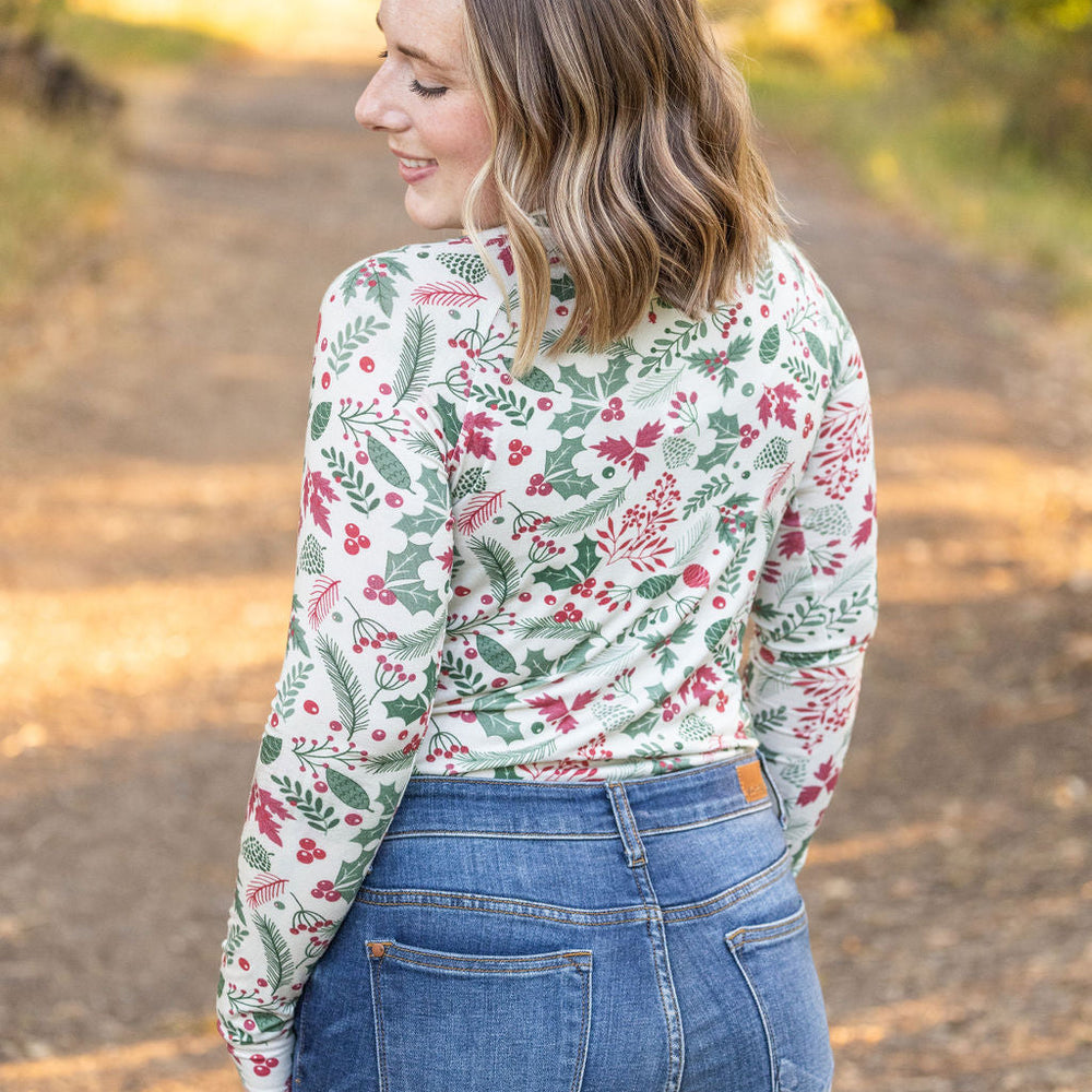 
                      
                        Blair Long Sleeve Top - Holiday Berry
                      
                    