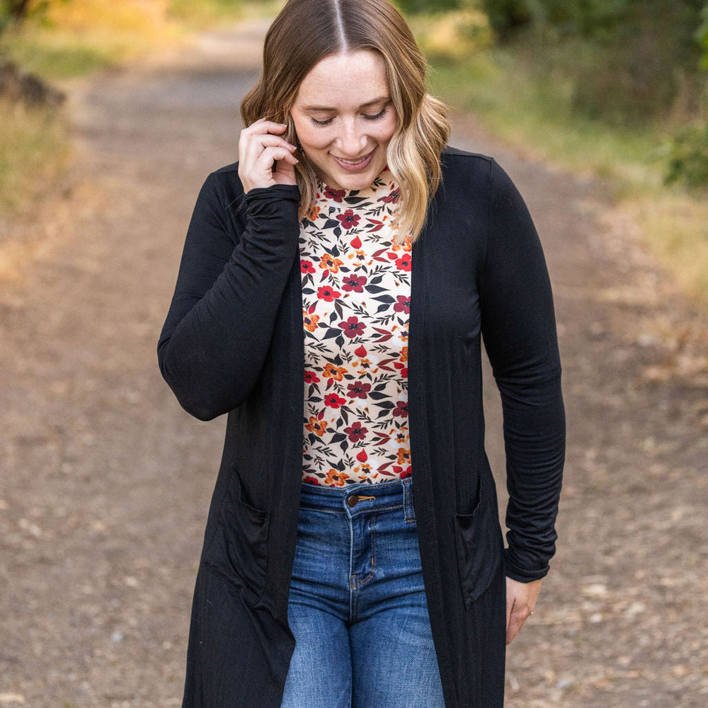 
                      
                        Blair Long Sleeve Top - Red Floral
                      
                    