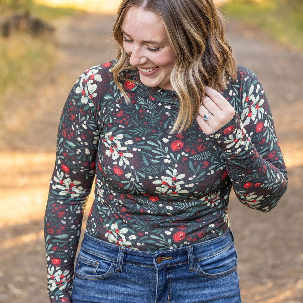 
                      
                        Blair Long Sleeve Top - Evergreen Christmas
                      
                    