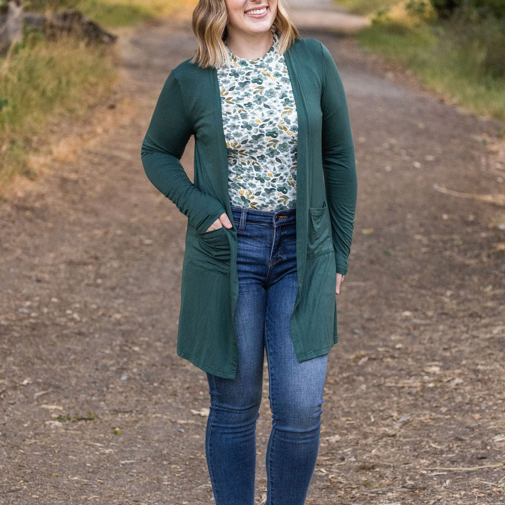 
                      
                        Blair Long Sleeve Top - Green Floral
                      
                    