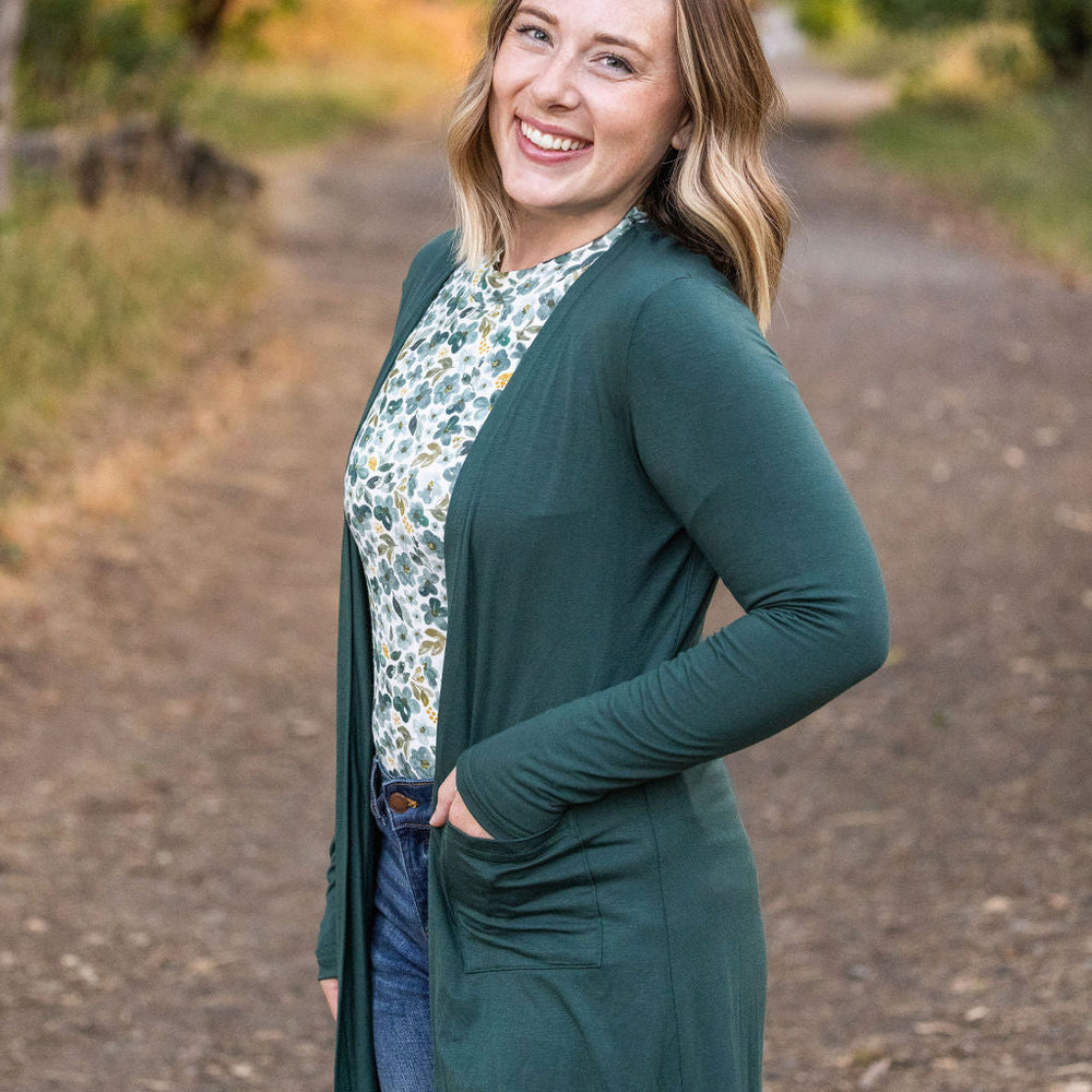 
                      
                        Blair Long Sleeve Top - Green Floral
                      
                    