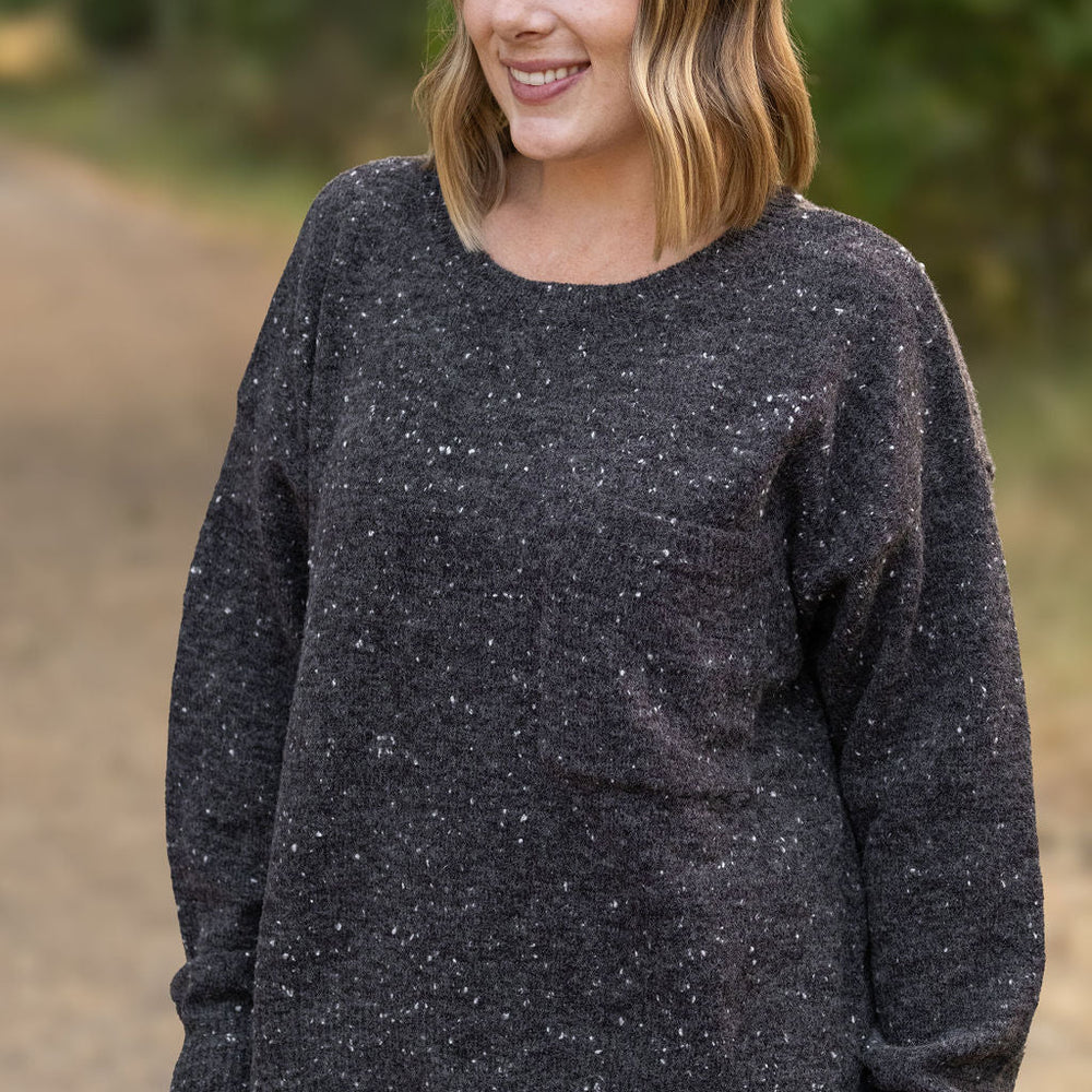 
                      
                        Confetti Sweater - Charcoal
                      
                    