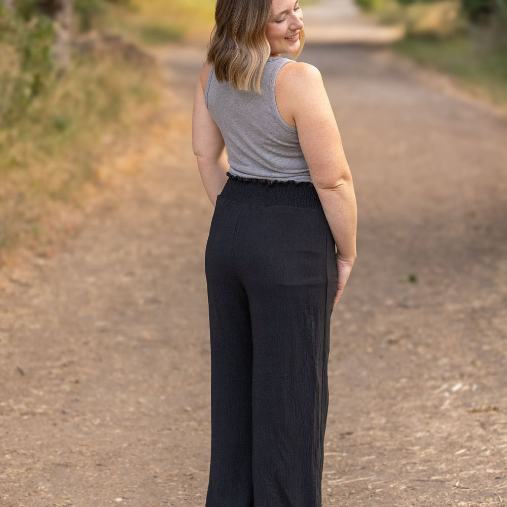 
                      
                        Presley Palazzo Pants - Black | Women's Wide-Leg Pants
                      
                    