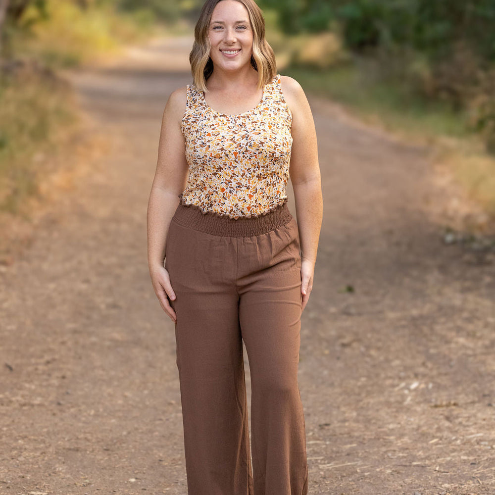 
                      
                        Presley Palazzo Pants - Coffee | Women's Wide-Leg Pants
                      
                    