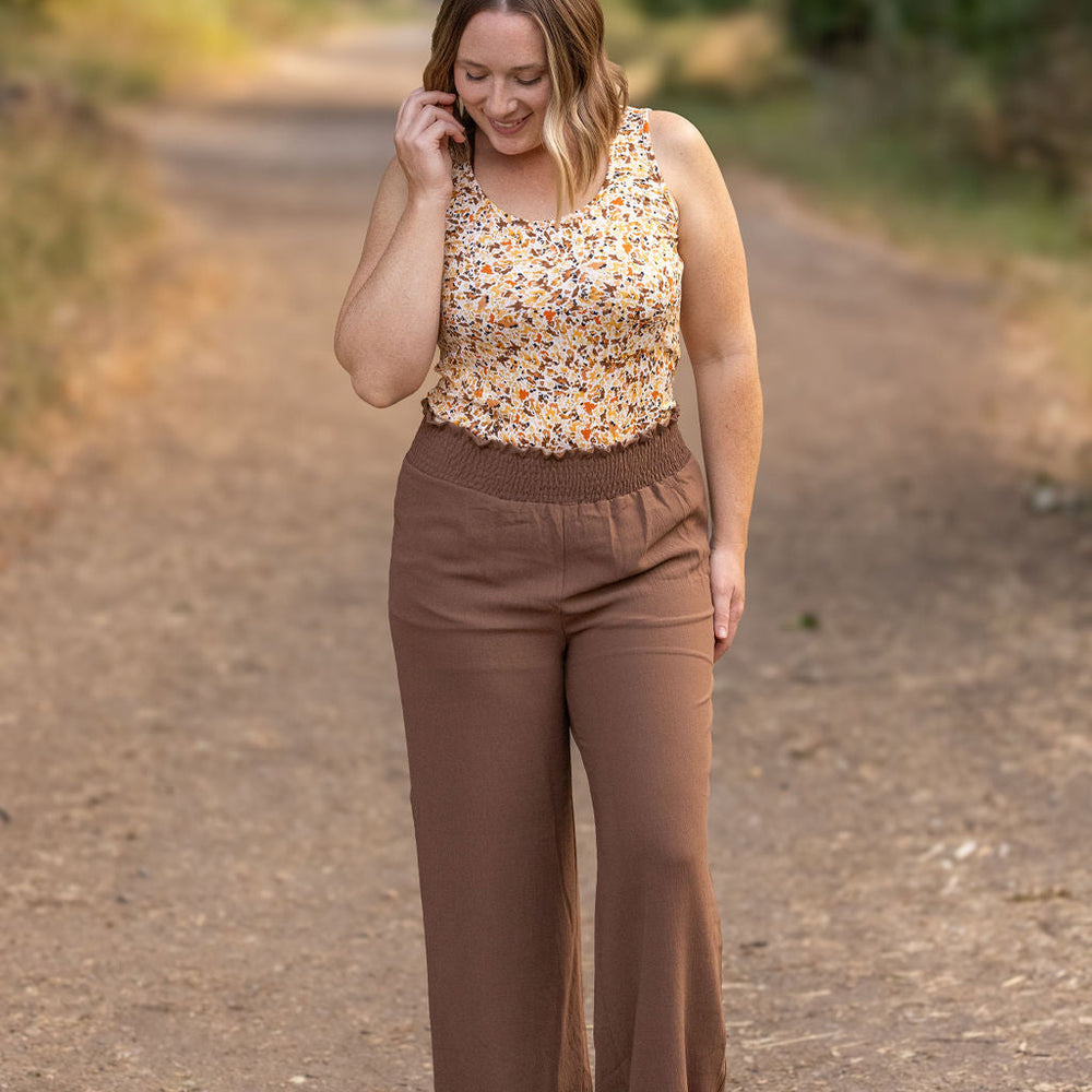 
                      
                        Presley Palazzo Pants - Coffee | Women's Wide-Leg Pants
                      
                    