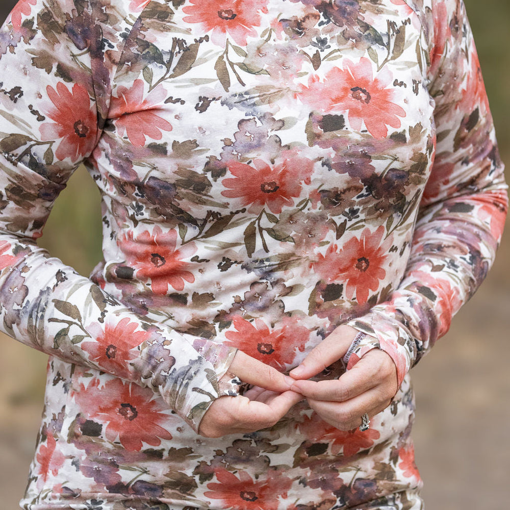 
                      
                        Blair Long Sleeve Top - Floral Sunset
                      
                    