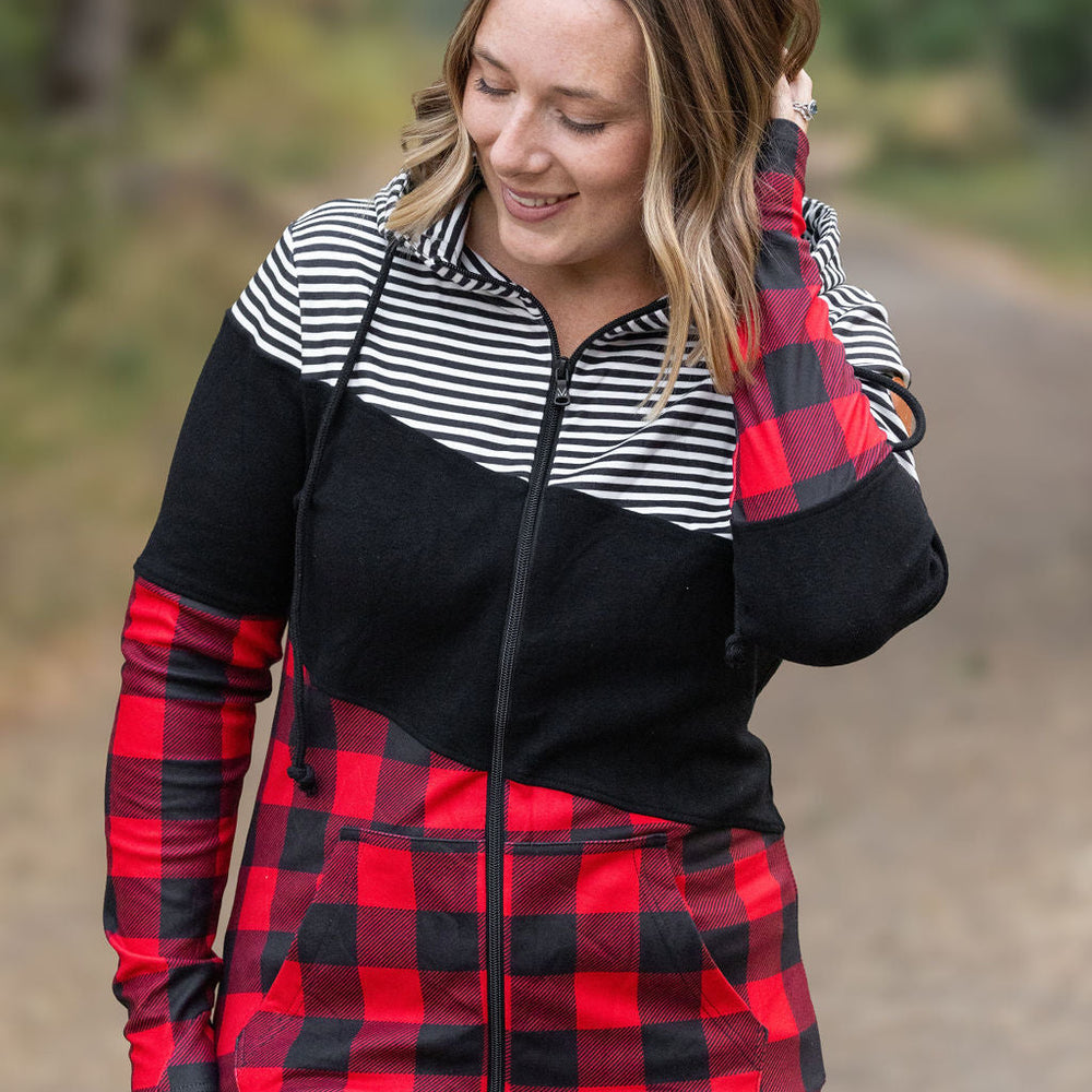 
                      
                        Colorblock Fullzip - Plaid and Stripes
                      
                    