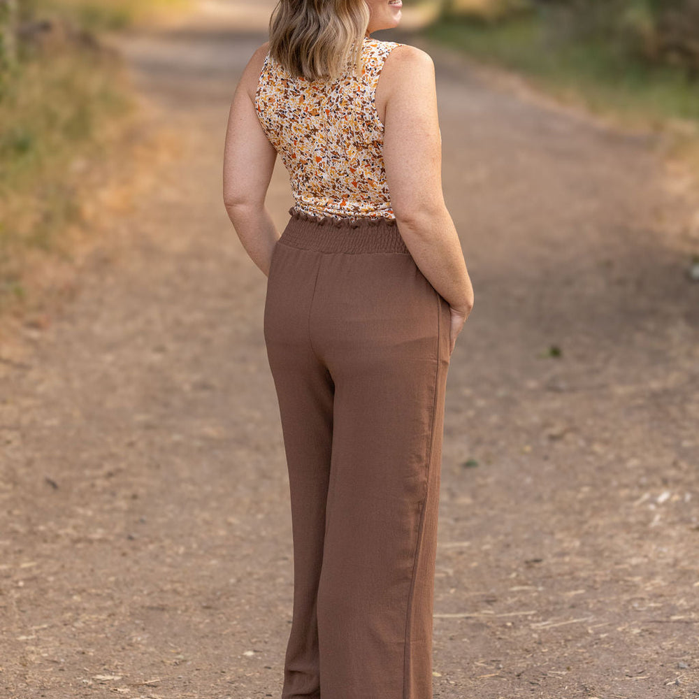 
                      
                        Presley Palazzo Pants - Coffee | Women's Wide-Leg Pants
                      
                    