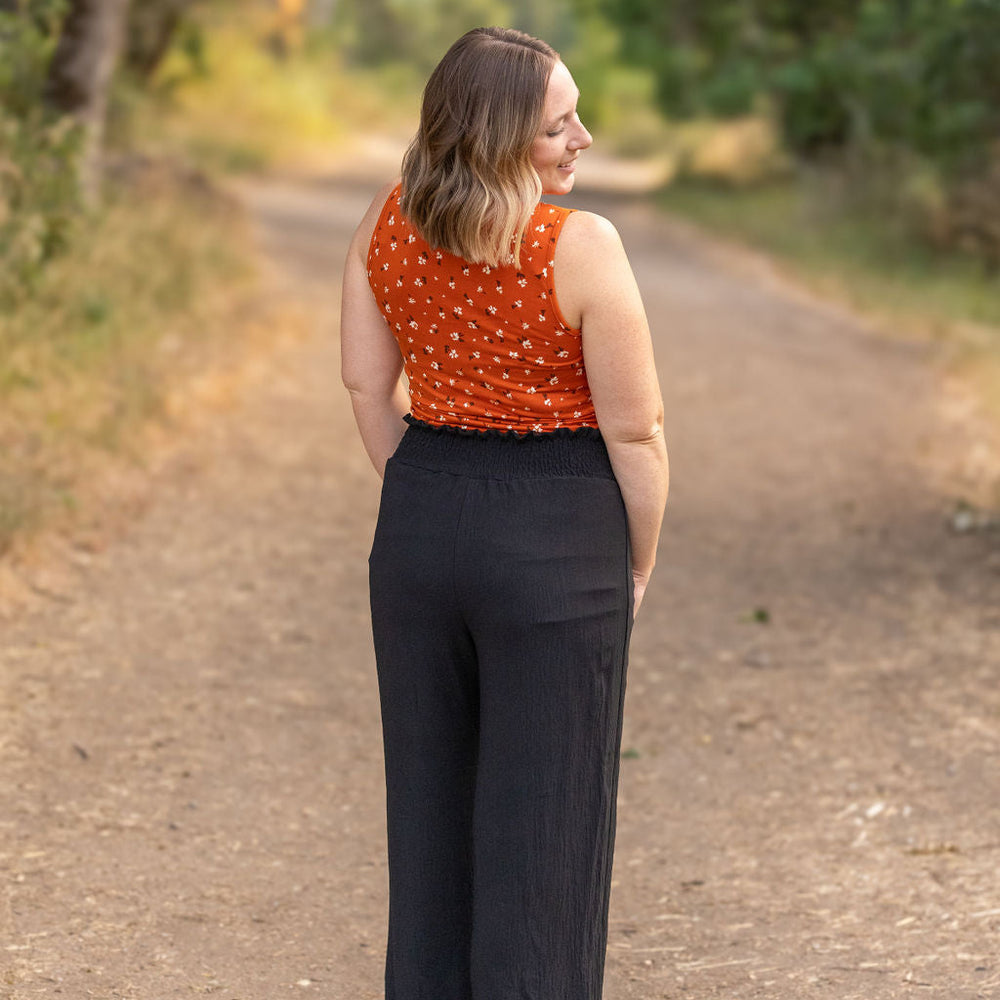 
                      
                        Presley Palazzo Pants - Black | Women's Wide-Leg Pants
                      
                    