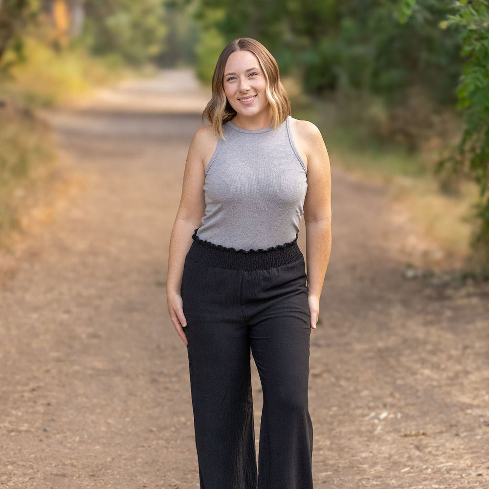 
                      
                        Presley Palazzo Pants - Black | Women's Wide-Leg Pants
                      
                    