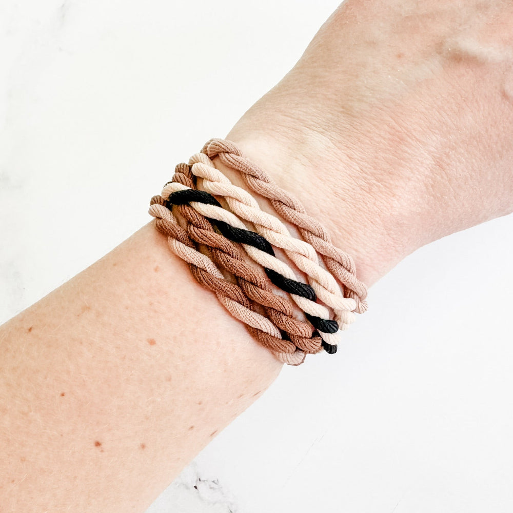 
                      
                        Hair Tie Bracelet Sets - Neutral Ropes | Hair Accessories
                      
                    