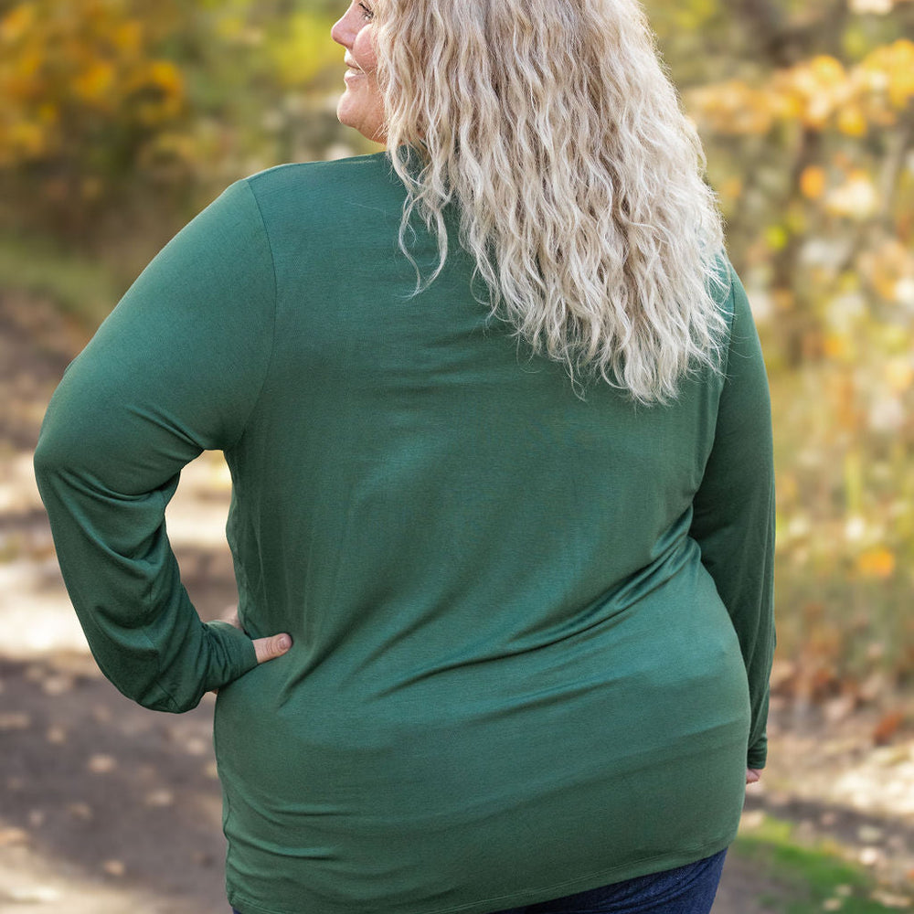 
                      
                        Larissa Long Sleeve - Evergreen
                      
                    