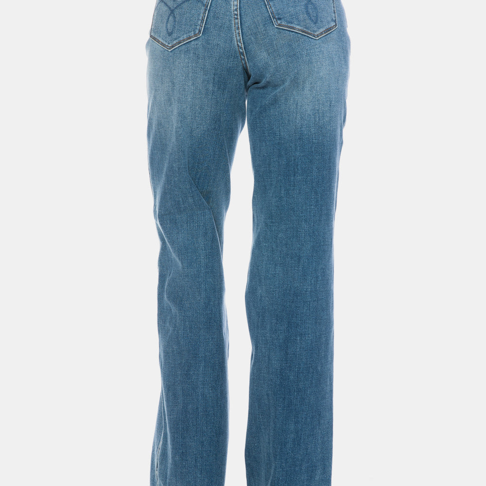 
                      
                        Judy Blue Full Size Tummy Control Cut Raw Hem Straight Jeans
                      
                    