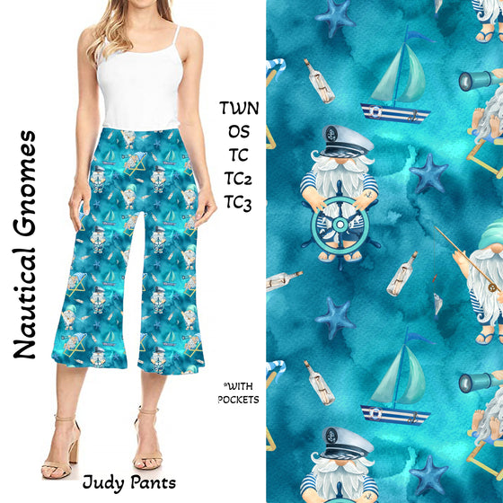 Nautical Gnomes Judy Pants with Pockets