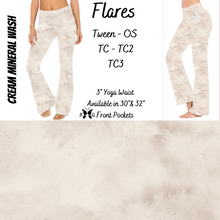  Pearl Mineral Wash Yoga Flares with Pockets