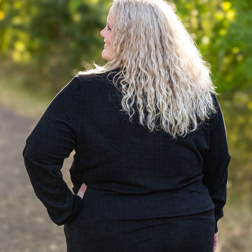 
                      
                        Brielle Henley Ribbed Long Sleeve - Black
                      
                    