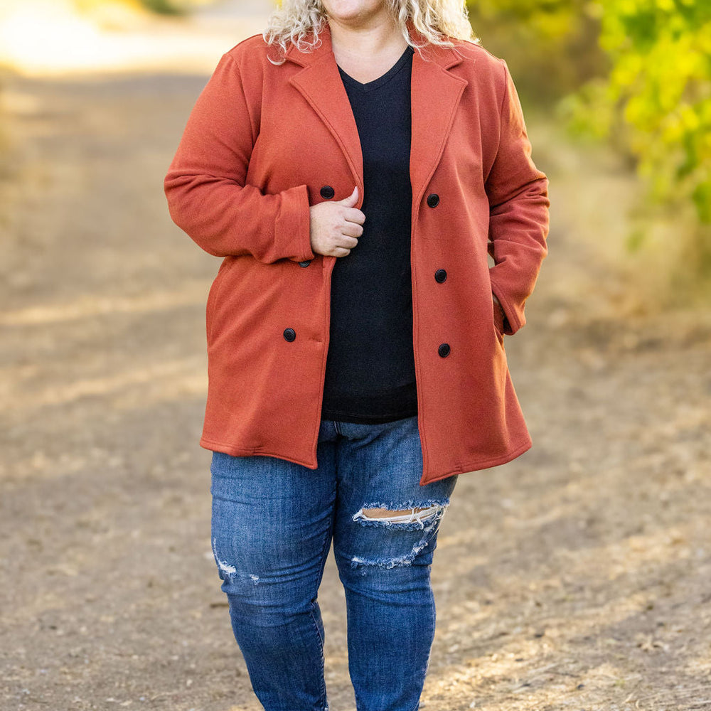 
                      
                        Scarlett Sweater Jacket - Pumpkin
                      
                    