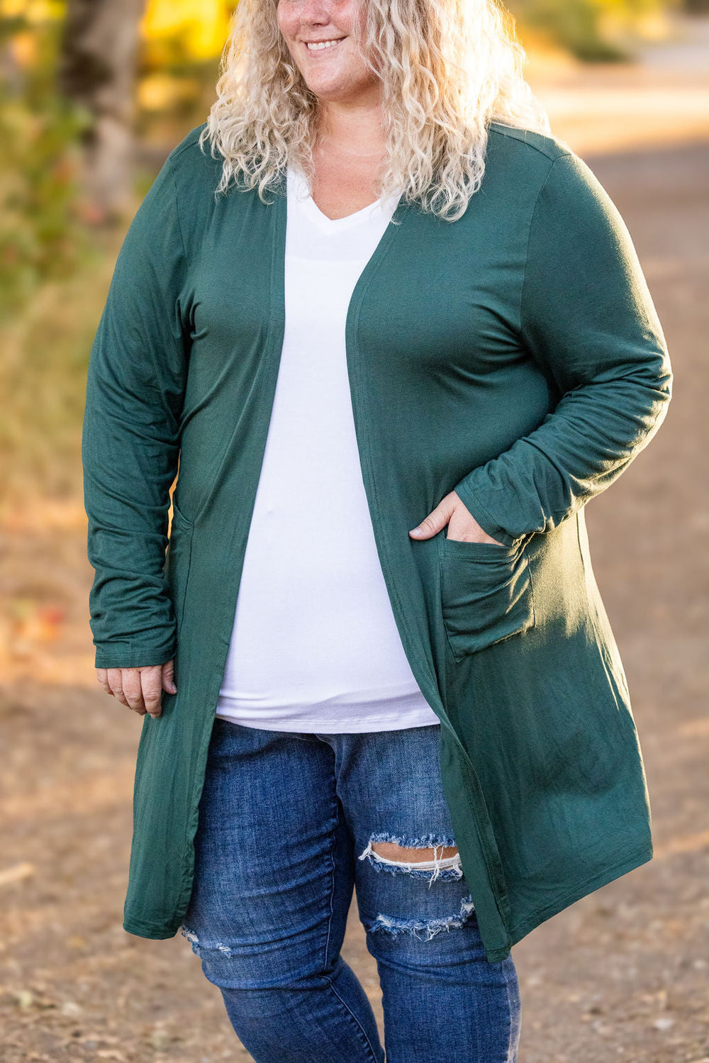 Classic Cardigan - Evergreen