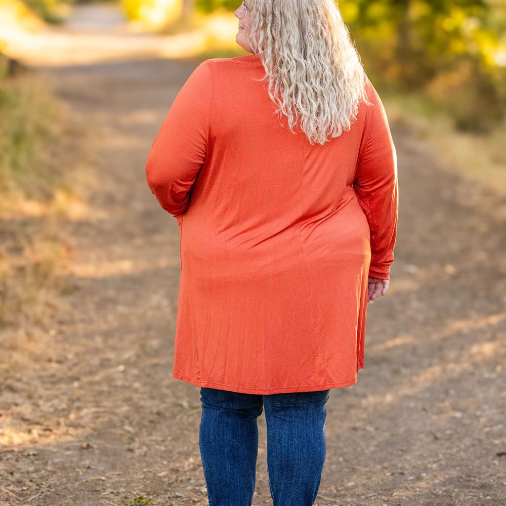 
                      
                        Classic Cardigan - Pumpkin
                      
                    