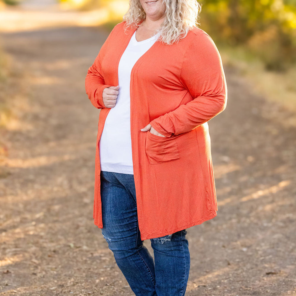 
                      
                        Classic Cardigan - Pumpkin
                      
                    