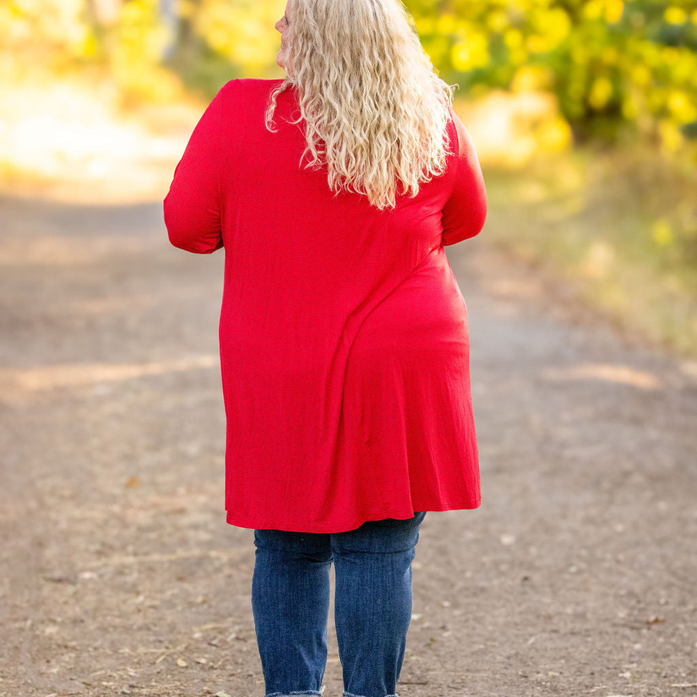 
                      
                        Classic Cardigan - Red
                      
                    