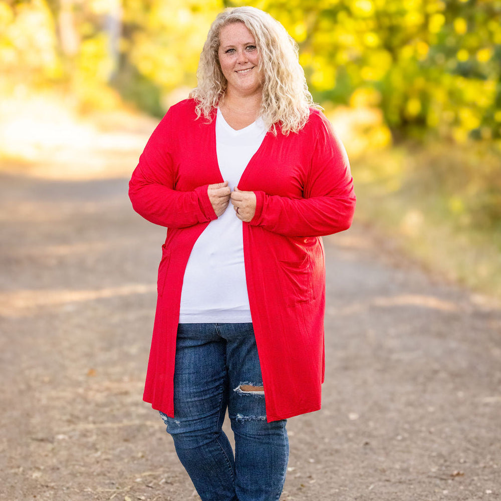 
                      
                        Classic Cardigan - Red
                      
                    