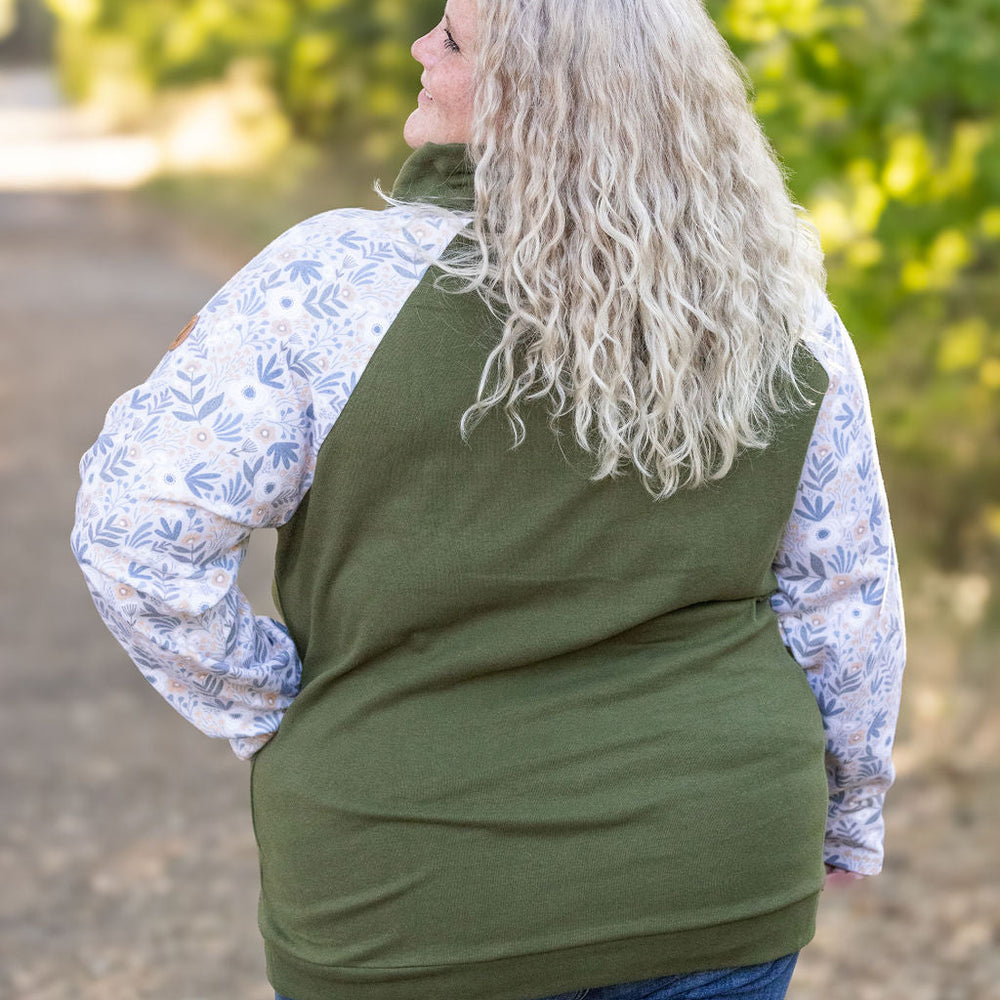 
                      
                        Zoey ZipCowl - Olive and Boho Floral
                      
                    