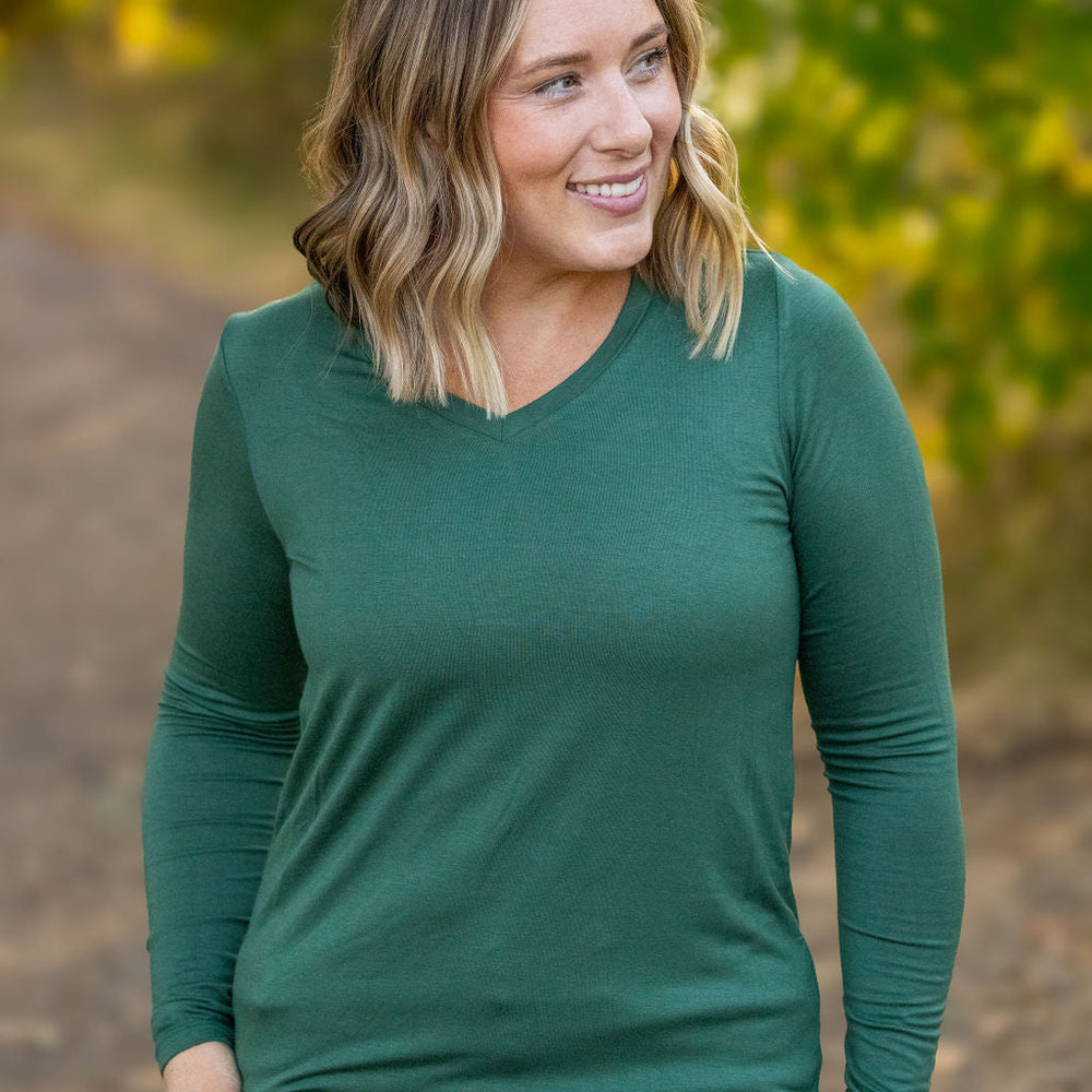 
                      
                        Larissa Long Sleeve - Evergreen
                      
                    