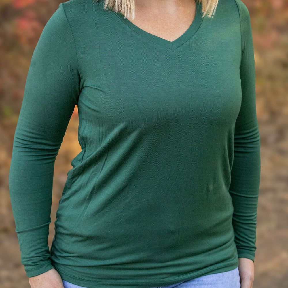 
                      
                        Larissa Long Sleeve - Evergreen
                      
                    