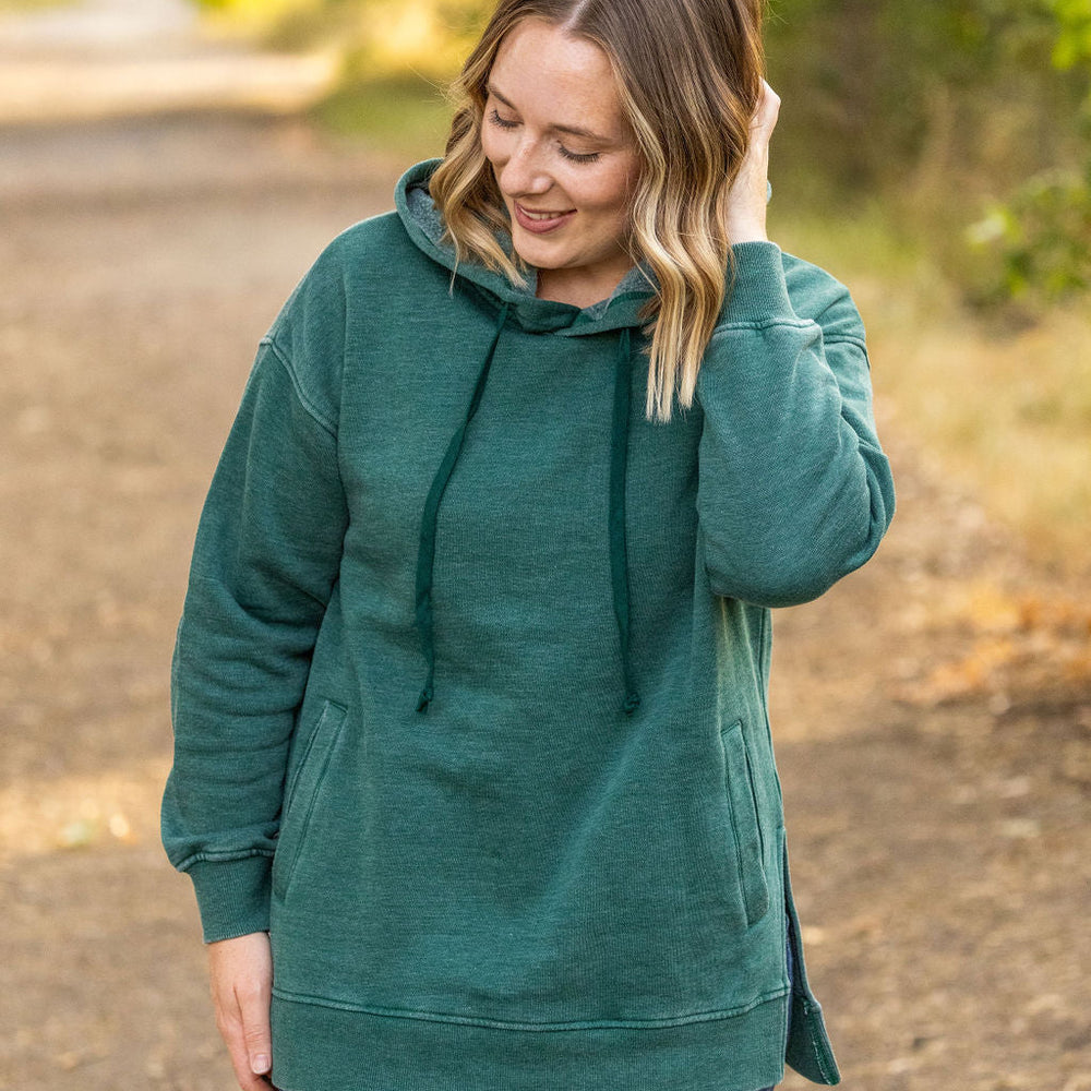 
                      
                        Vintage Wash Hoodie - Hunter Green
                      
                    