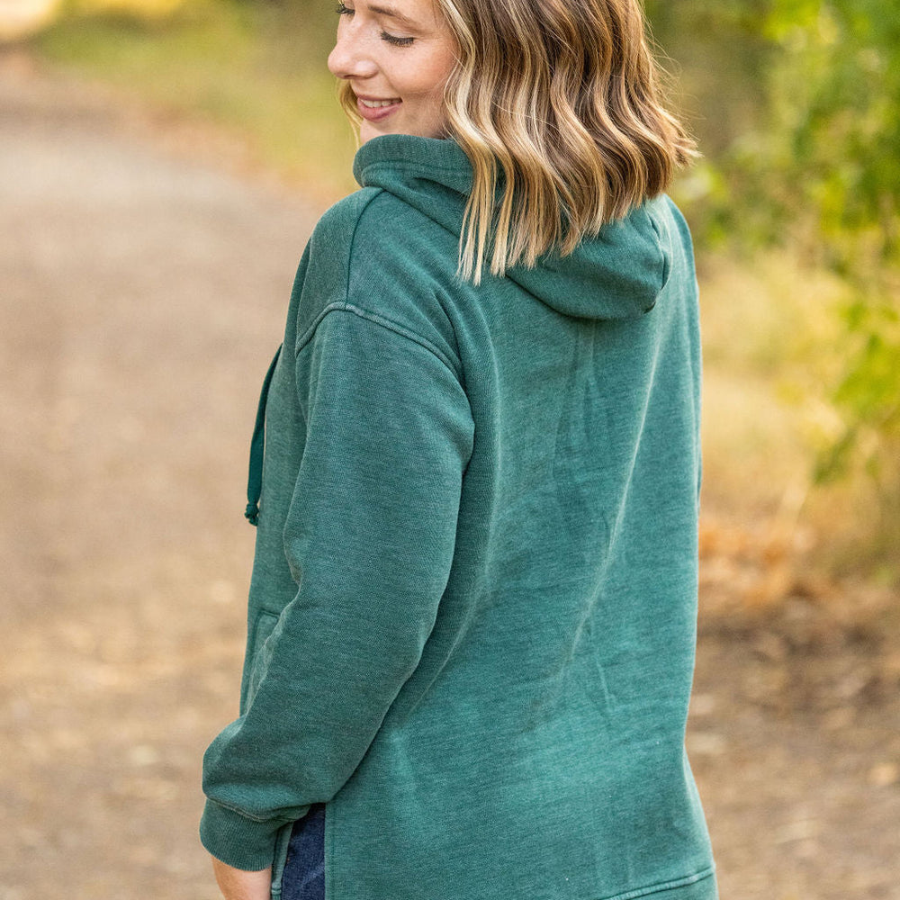 
                      
                        Vintage Wash Hoodie - Hunter Green
                      
                    