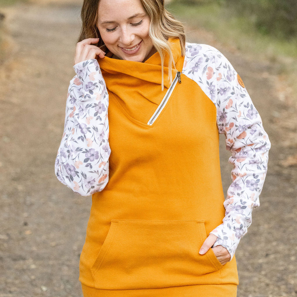 
                      
                        Zoey ZipCowl - Mustard and Harvest Floral
                      
                    