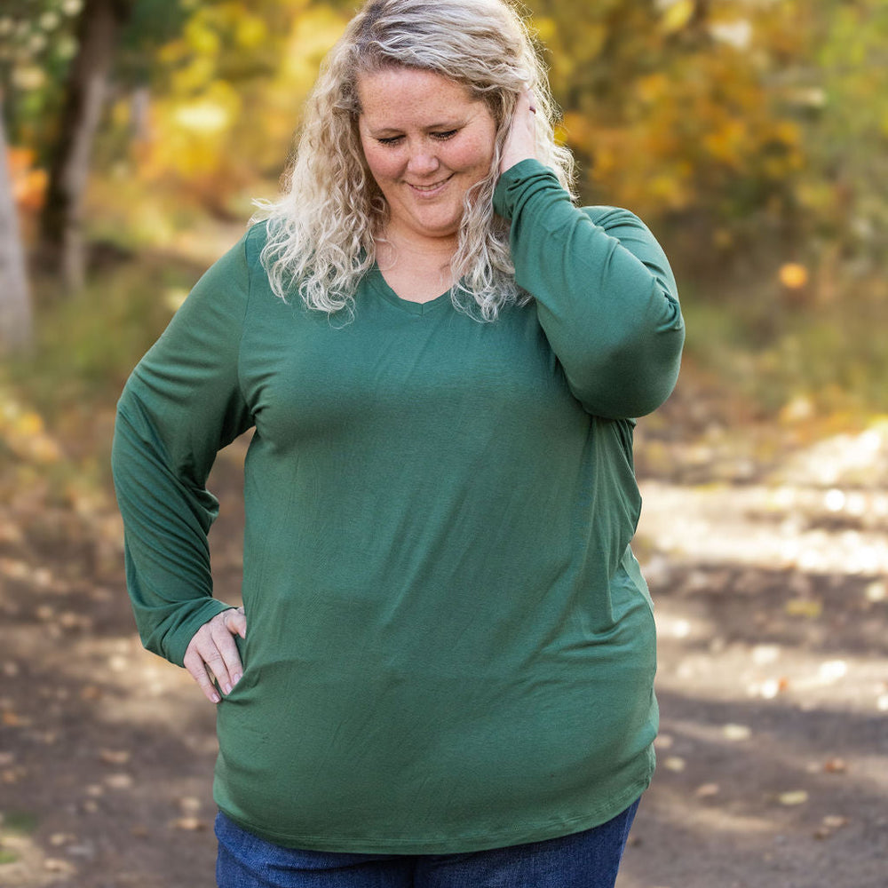 
                      
                        Larissa Long Sleeve - Evergreen
                      
                    