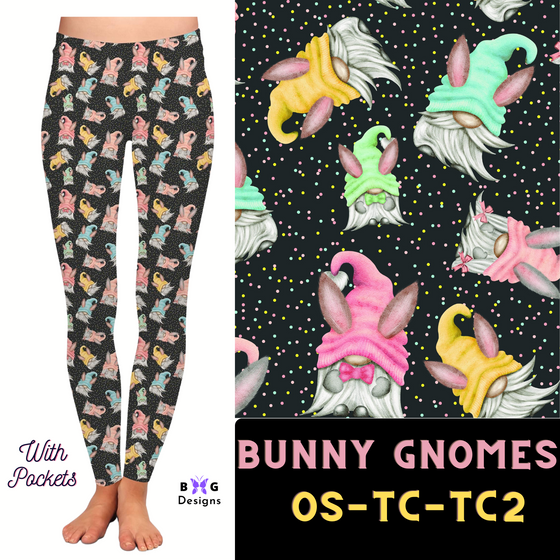 Bunny Gnomes - Leggings with Pockets