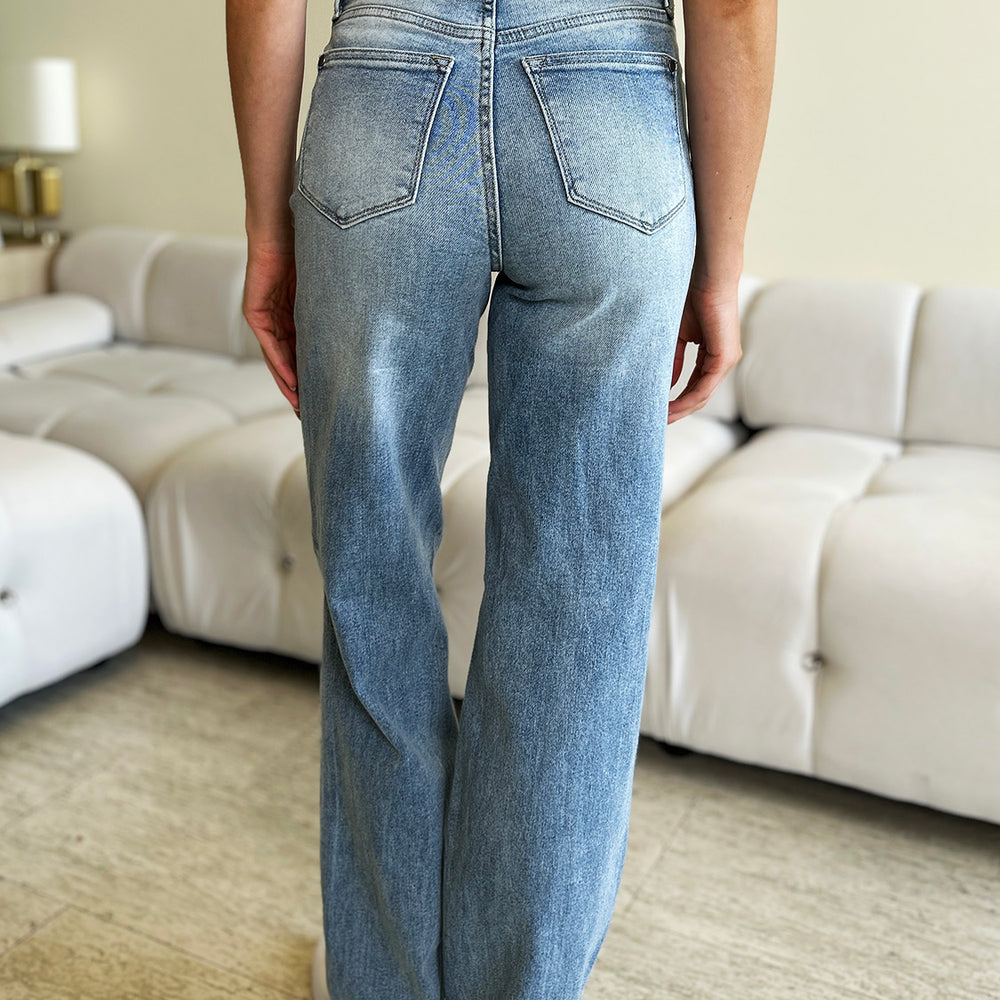 
                      
                        High Waist Wide Leg Jeans
                      
                    