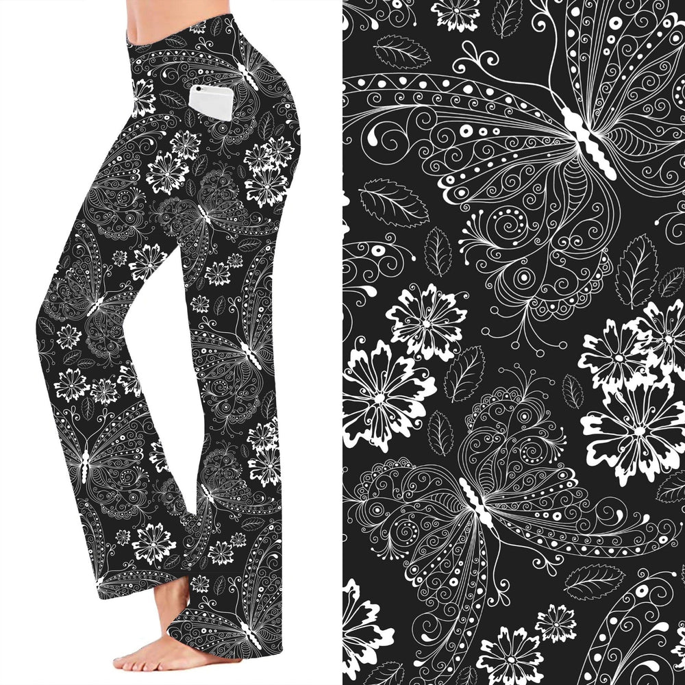 Butterfly Garden - Yoga Flares with Pockets