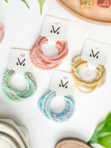  Michelle Mae Hair Tie Bracelet Sets - Colorful Mix