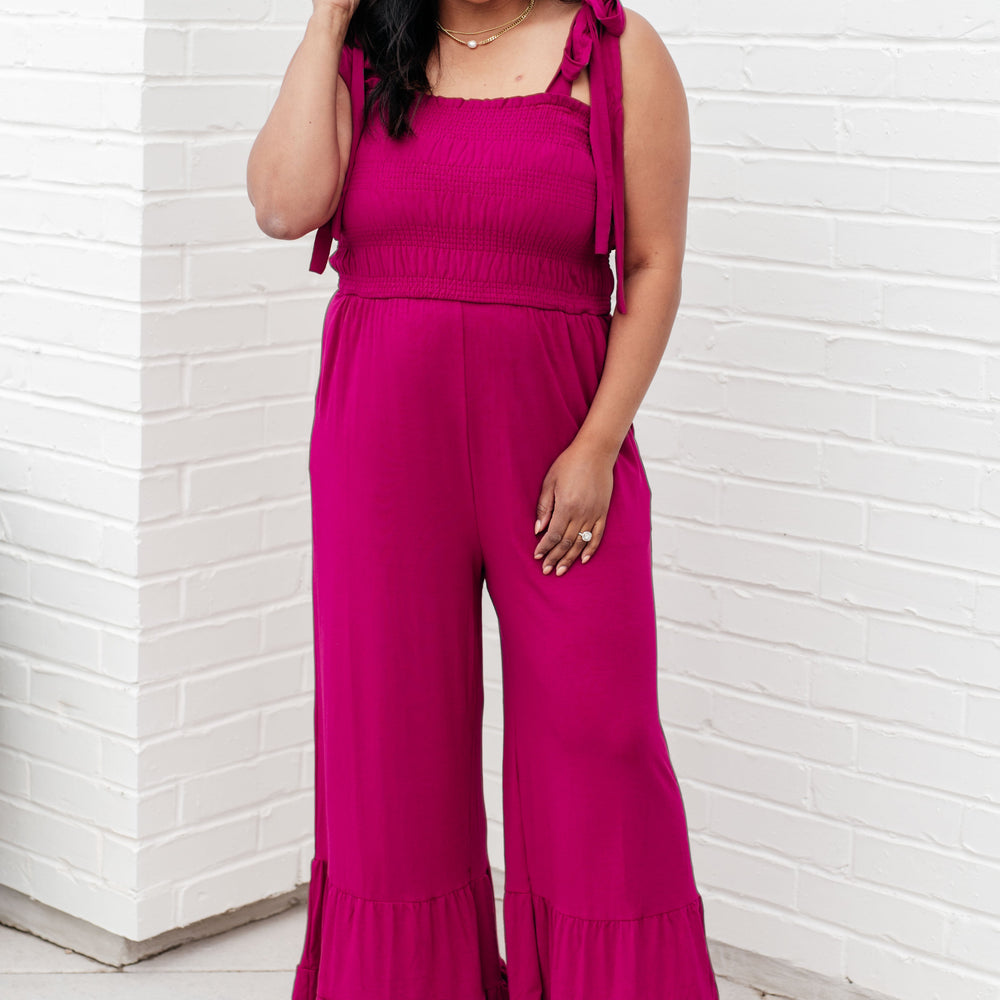 
                      
                        Almost Available Flared Jumpsuit
                      
                    