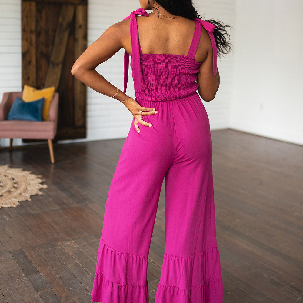 
                      
                        Almost Available Flared Jumpsuit
                      
                    