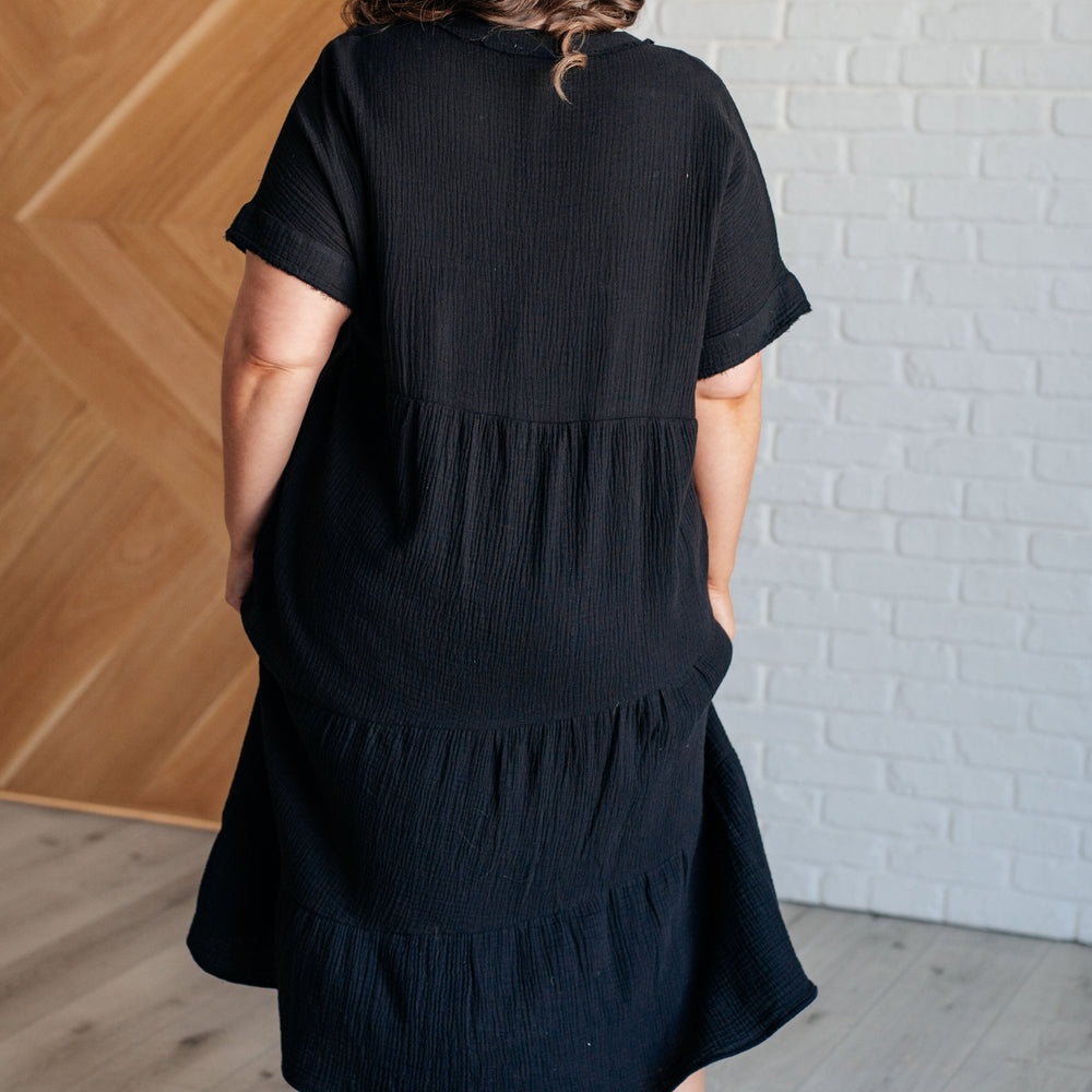 
                      
                        Always Learning Dolman Sleeve Dress in Black
                      
                    